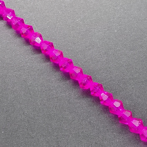 Chinese 4mm Bicone - Fuchsia