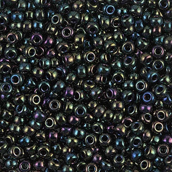 Miyuki Seed Bead - 8-9453 Metallic Green Iris