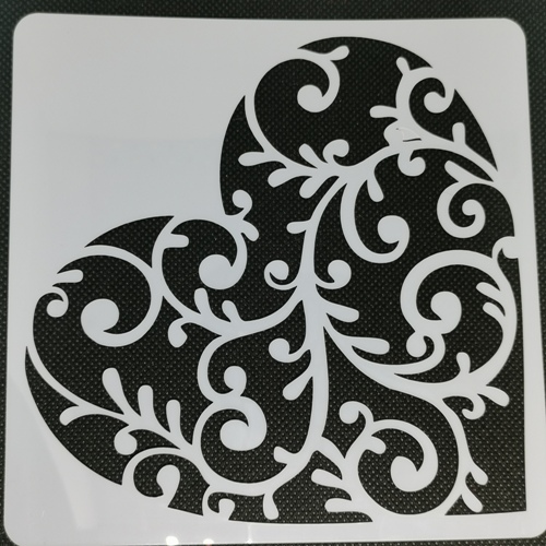 Craft Stencil - Filigree Heart