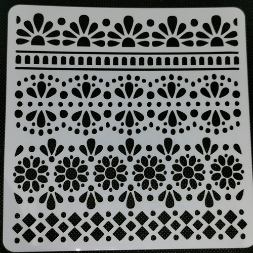 Craft Stencil - Flower Borders