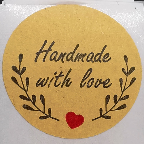 Handmade with Love Stickers