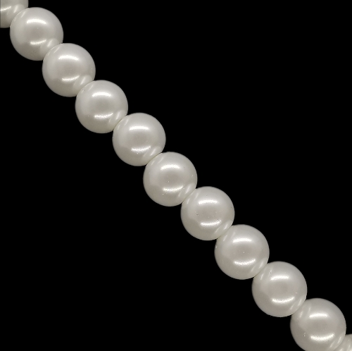 6mm Glass Pearl - Ivory