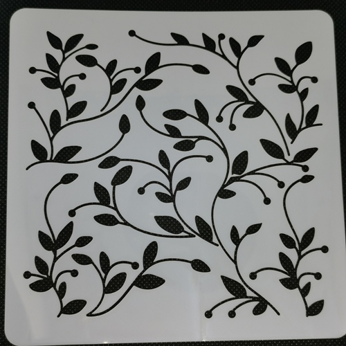 Craft Stencil - Leaf Flourish